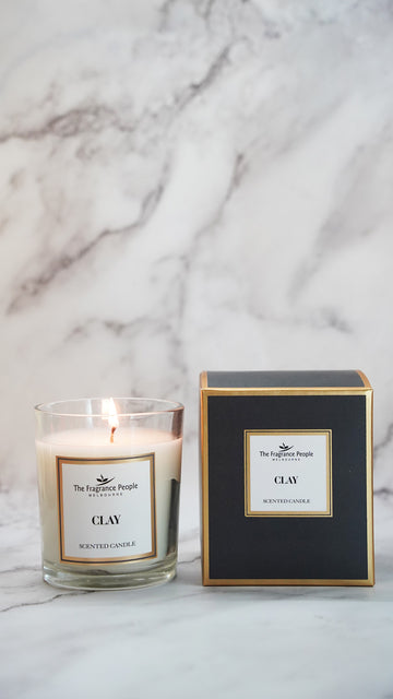 Luxury Scented Candle  Clay